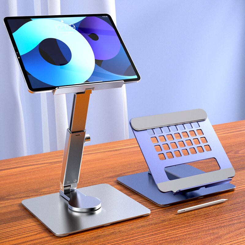 Desk Setup Riser - حامل لوحي من الألومنيوم بحامل قابل