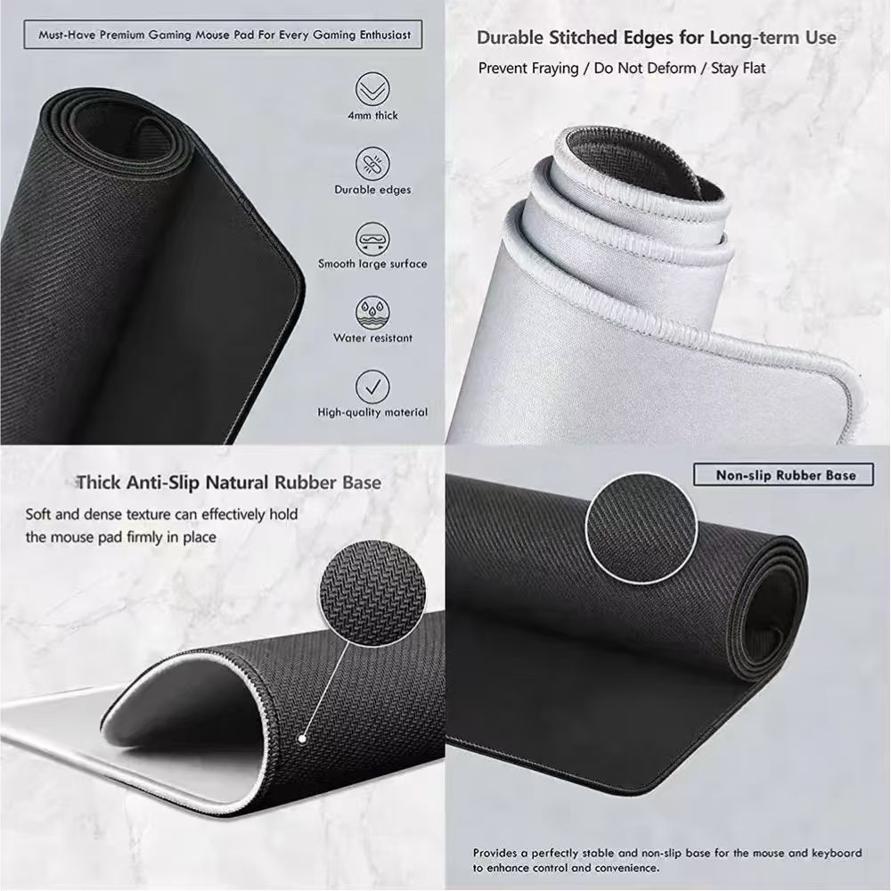 Rubber Mat Desk - لوحة ماوس مخصصة مع طباعة صور