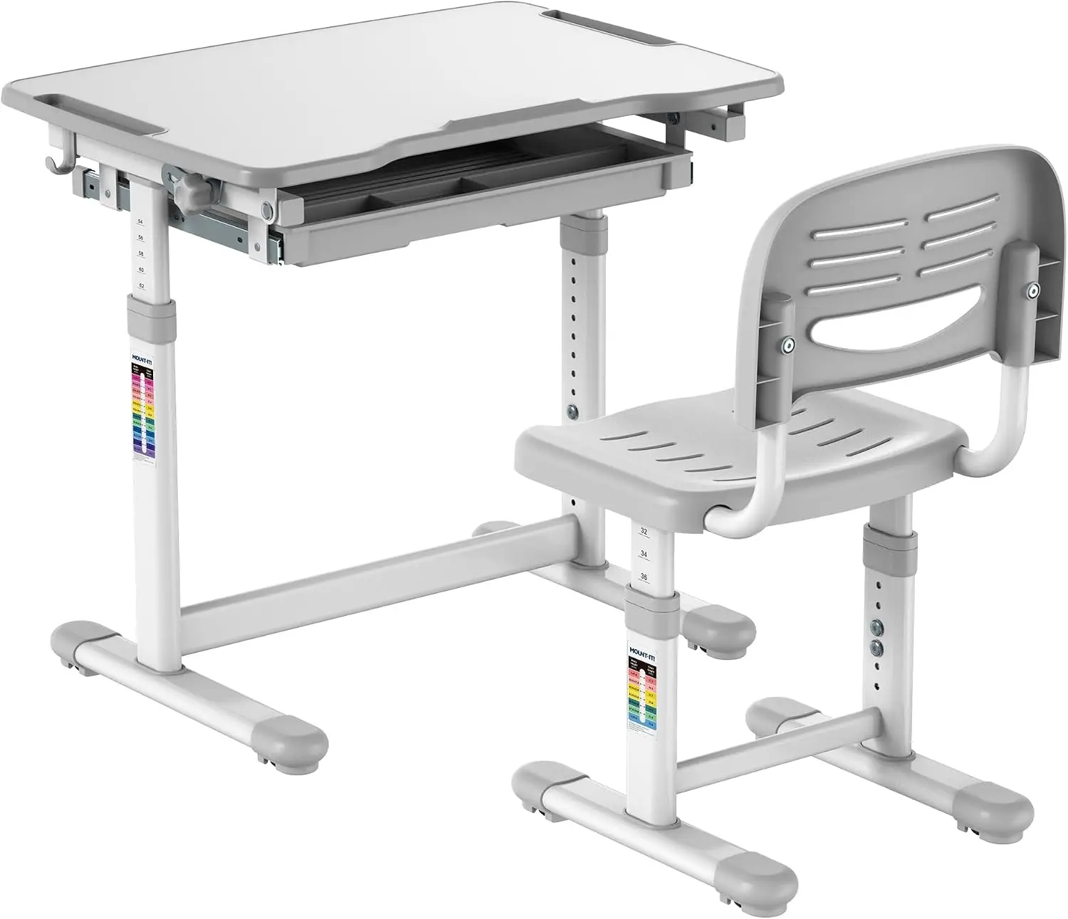 Desk Setup Kids - ماونت-إت! طقم مكتب وكرسي للأطفال قابل