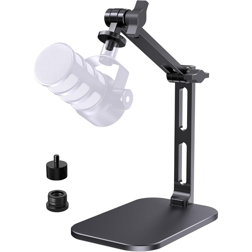 Desk Setup In Office - حامل ميكروفون مكتبي متين، يتحمل وزنًا