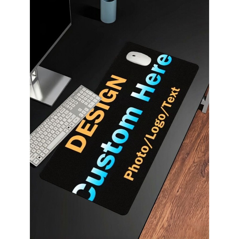Rubber Mat Desk - لوحة ماوس مخصصة بتصميم بسيط، طباعة