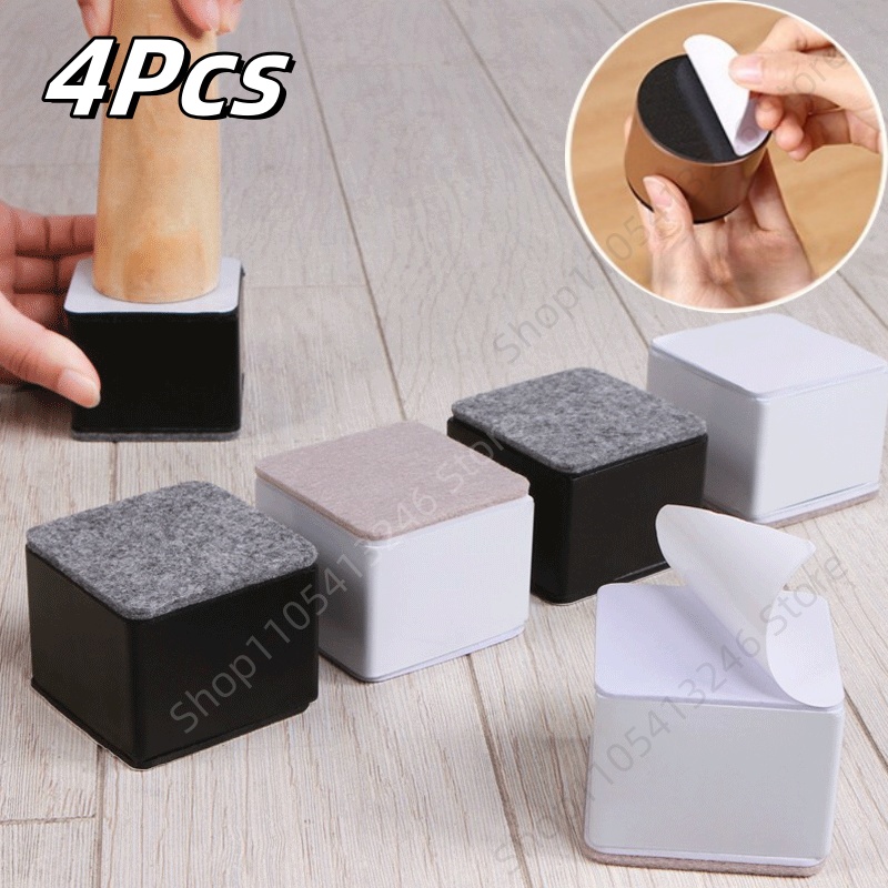 Desk Setup Riser - 4 قطع من رافعات الأثاث المعدنية