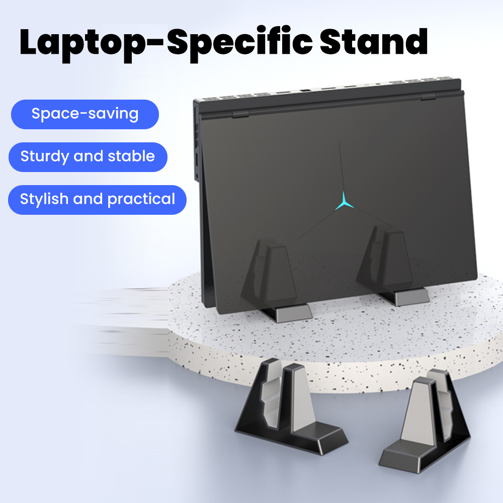 Vertical Laptop Stand - حامل كمبيوتر محمول عمودي للمكتب، حامل