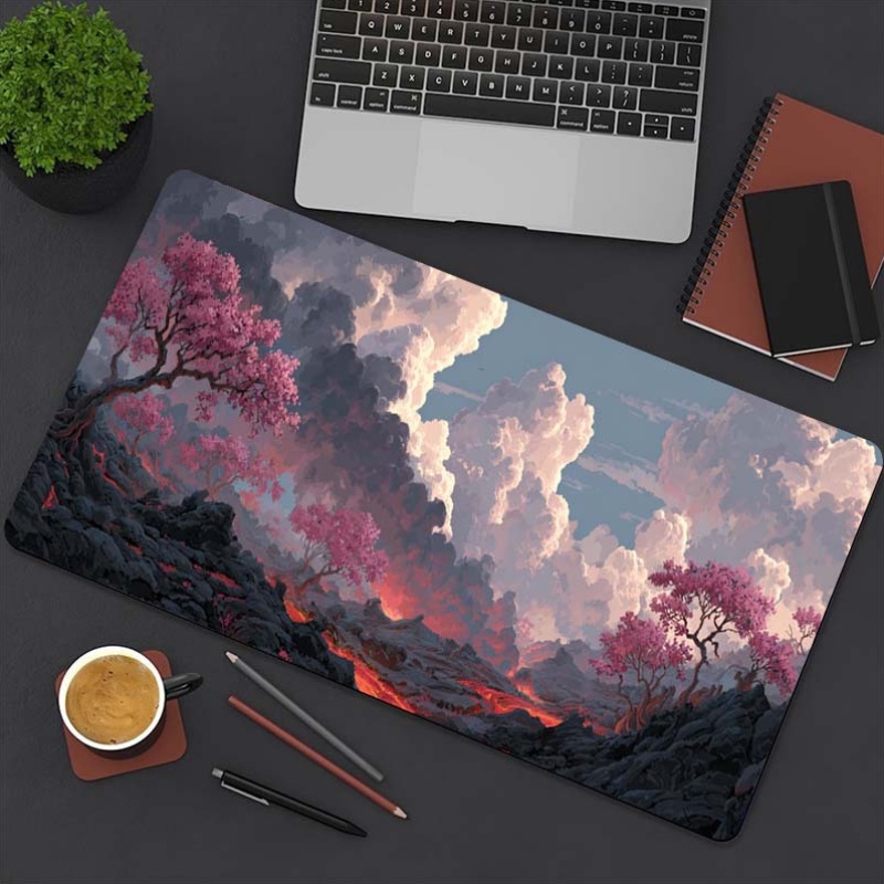 لوحة ماوس كبيرة للألعاب بتصميم - مراجعة Desk Setup In Office وسعره