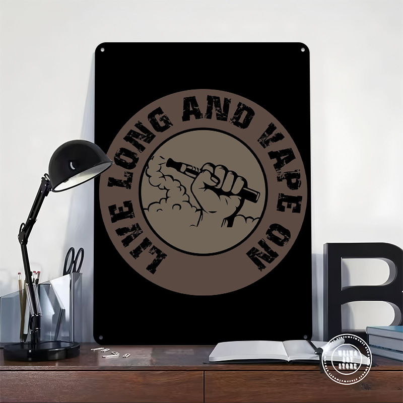 تصميم Vape لملصقات صفيح Ecig ق - مراجعة Desk Setup Poster وسعره