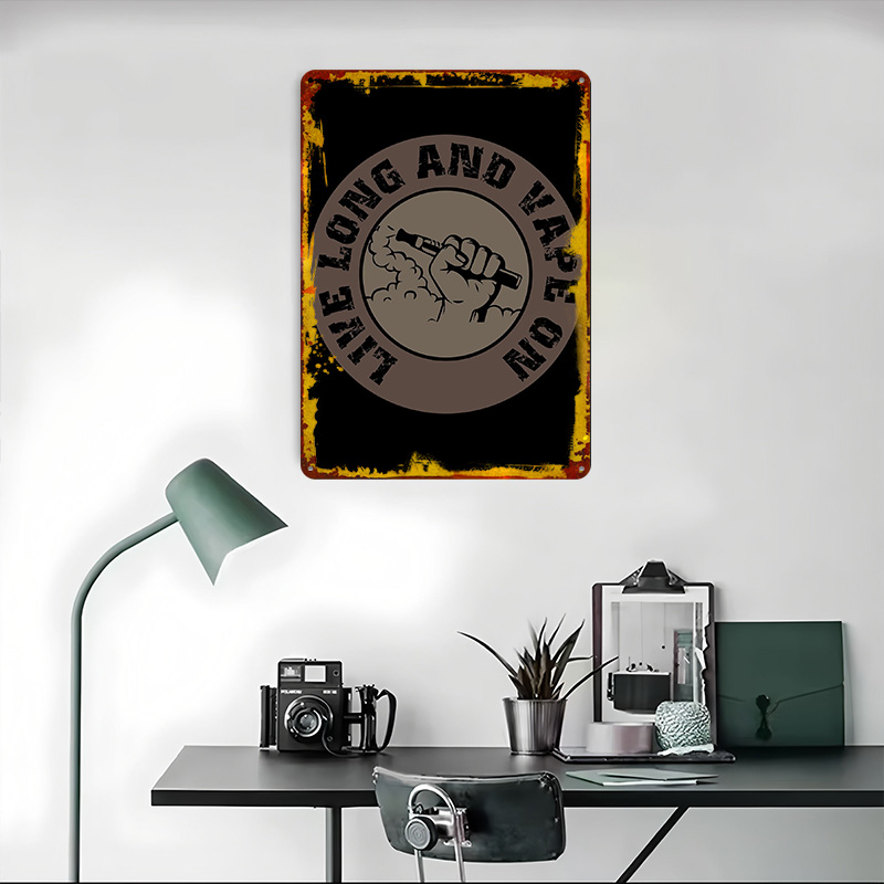 تصميم Vape لملصقات صفيح Ecig ق - مراجعة Desk Setup Poster وسعره