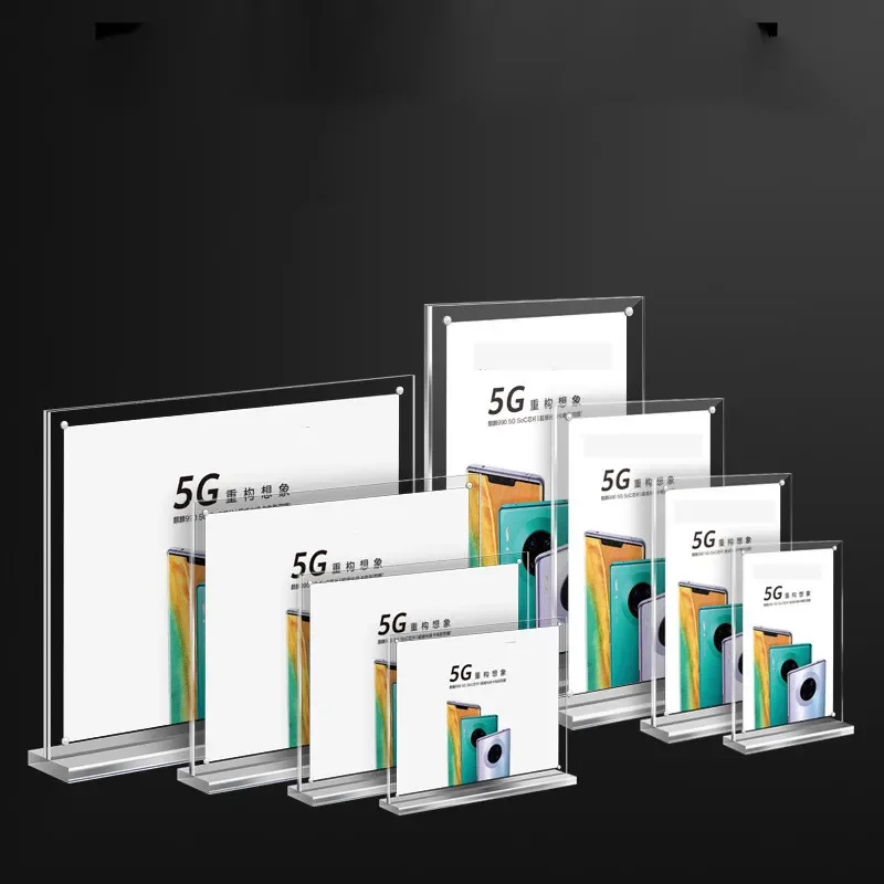 حامل علامة البوب الاكريليك ، ح - مراجعة Desk Setup Poster وسعره