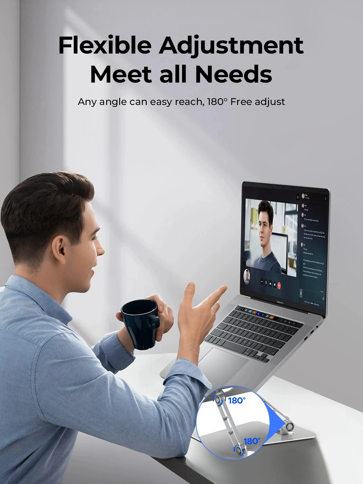 حامل كمبيوتر محمول قابل للفصل  - مراجعة Vertical Laptop Stand وسعره