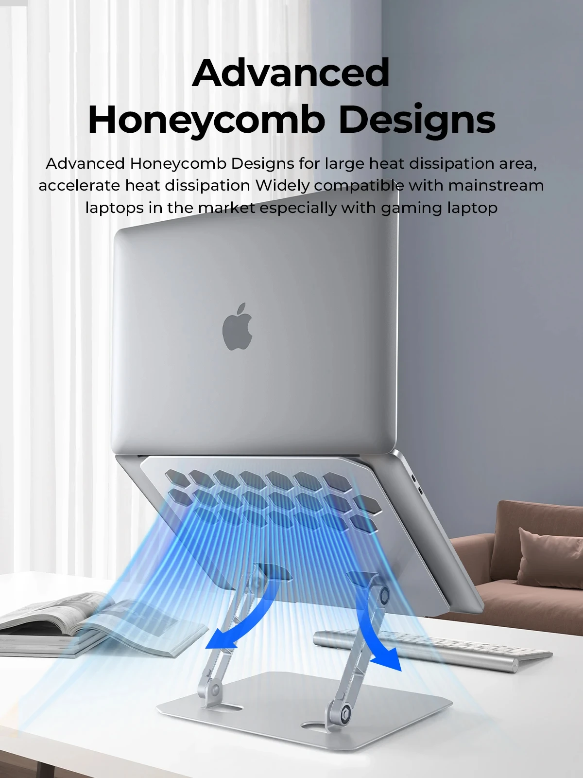 حامل كمبيوتر محمول قابل للفصل  - مراجعة Vertical Laptop Stand وسعره