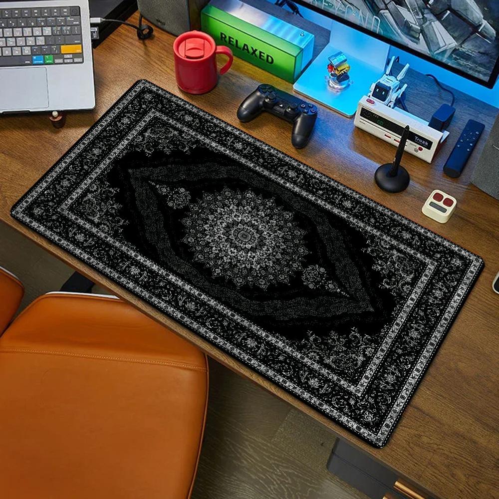 سجادة فأرة جديدة سوداء بنمط ال - مراجعة Desk Setup Black وسعره