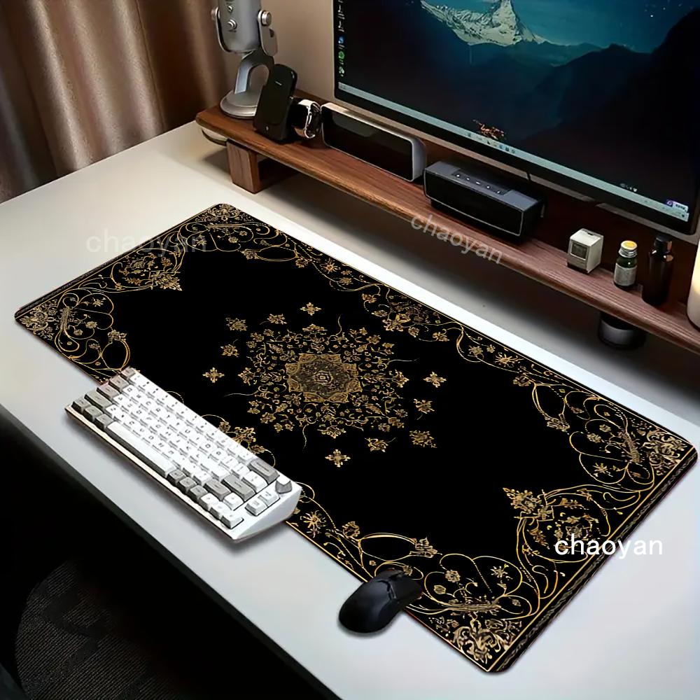 سجادة فأرة جديدة سوداء بنمط ال - مراجعة Desk Setup Black وسعره