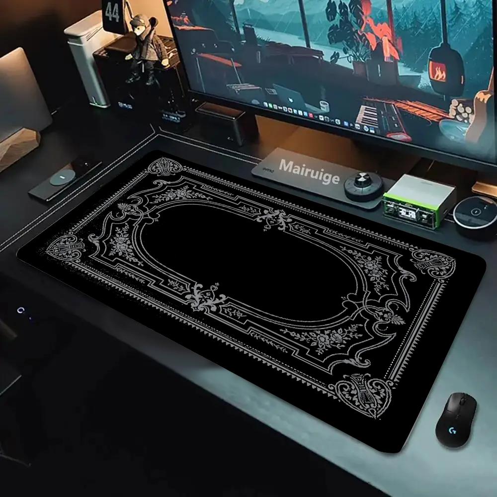 سجادة فأرة جديدة سوداء بنمط ال - مراجعة Desk Setup Black وسعره