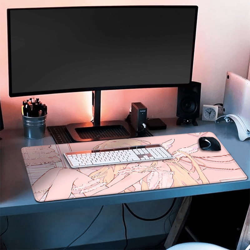 Kawaii لطيف الملاك فتاة ماوس ا - مراجعة Desk Setup In Office وسعره
