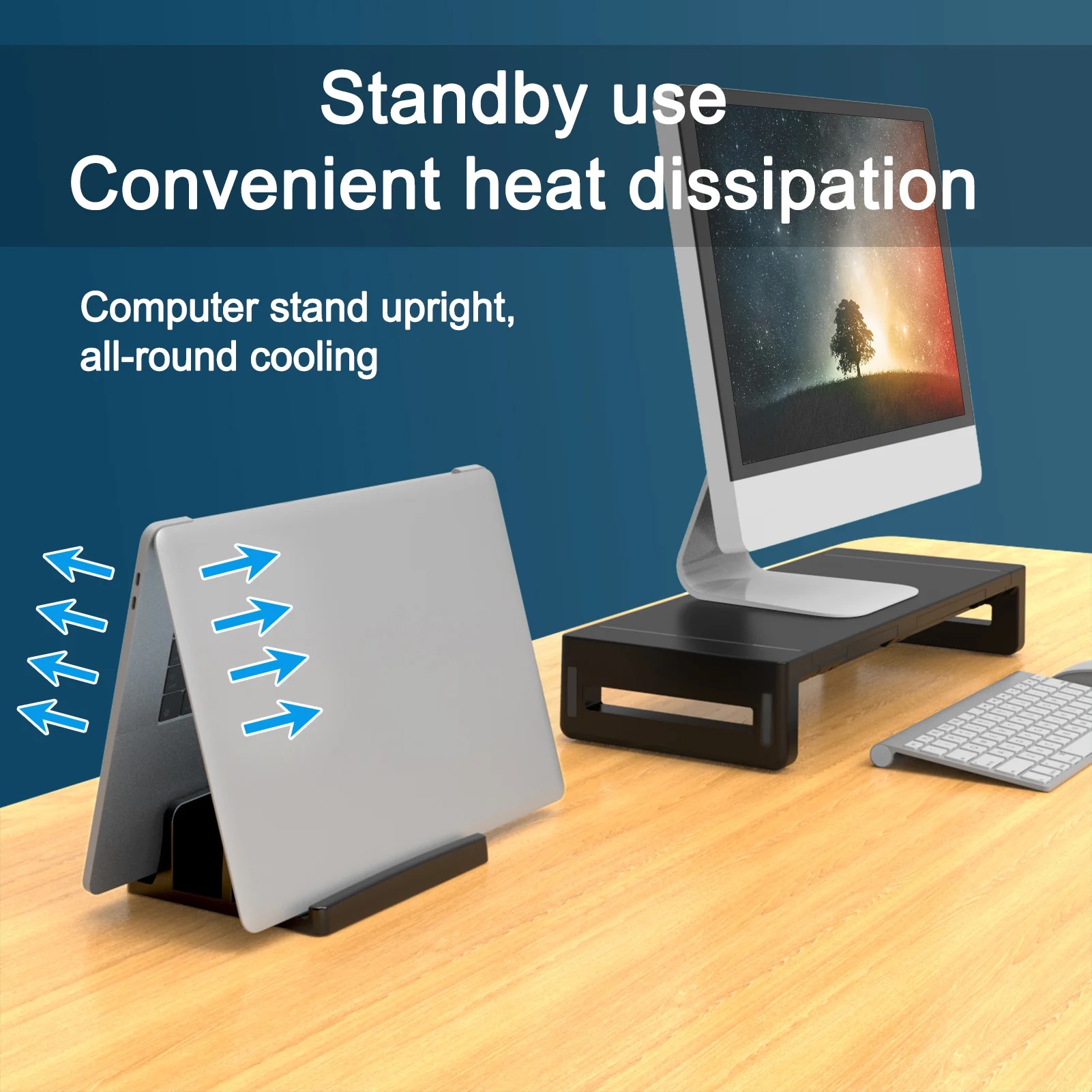 حامل لابتوب، رف تخزين عمودي من - مراجعة Vertical Laptop Stand وسعره