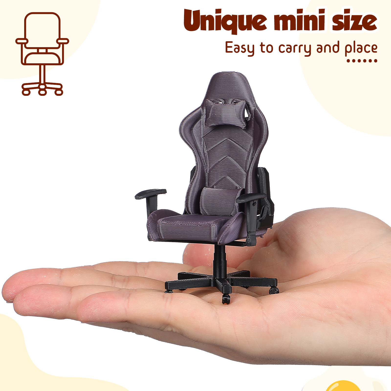 كرسي مكتب مصغر للألعاب بمقياس  - مراجعة Desk Setup In Office وسعره