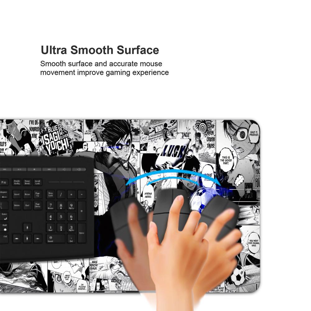 أبيض وأسود أنيمي ماوس الوسادة  - مراجعة Desk Setup Black وسعره