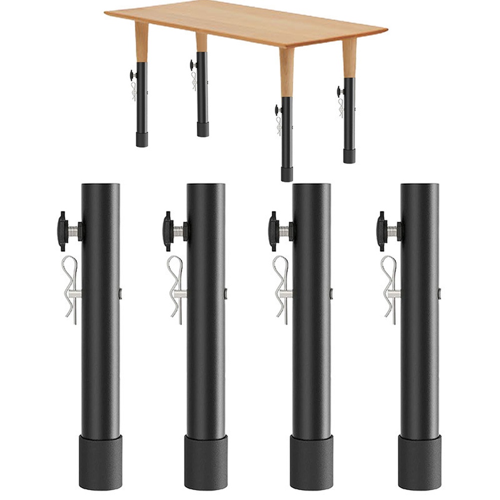 4 قطع من رافعات أرجل الطاولة ا - مراجعة Desk Setup Riser وسعره