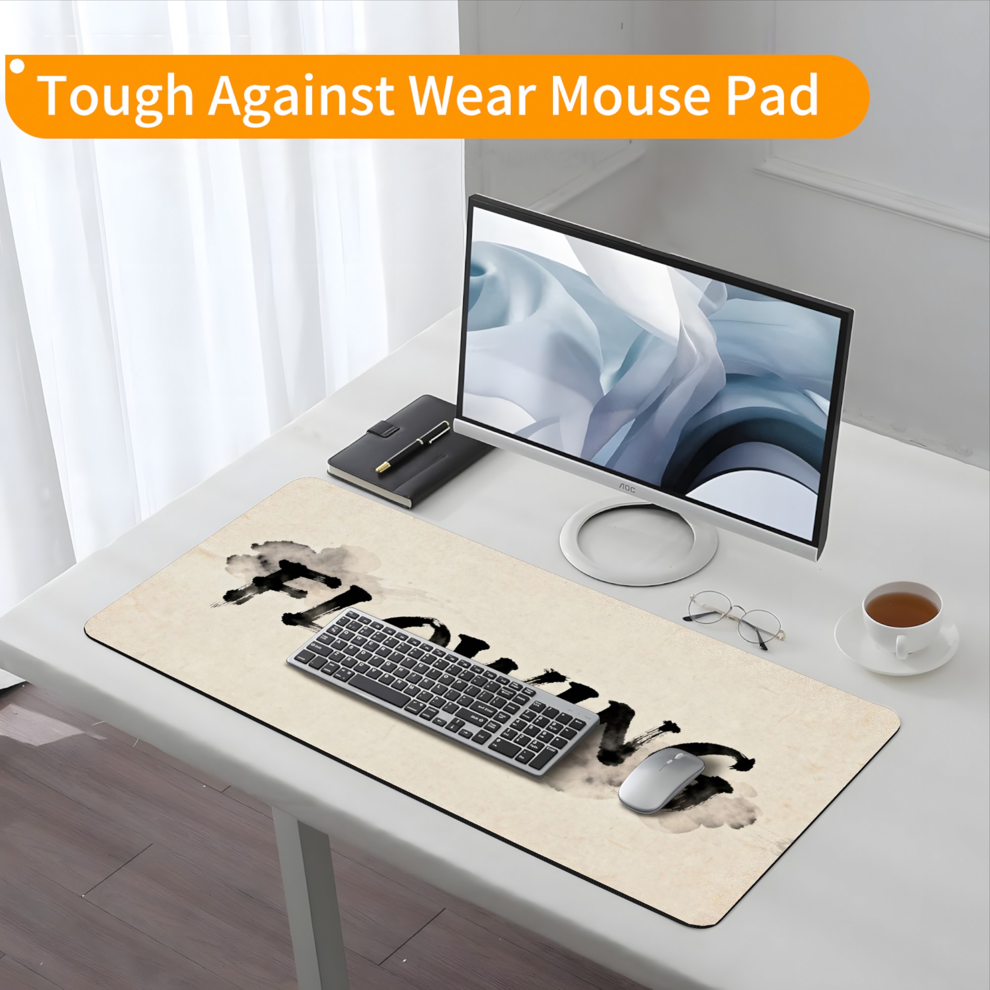 لوحة ماوس للألعاب بتصميم سحابة - مراجعة Rubber Mat Desk وسعره