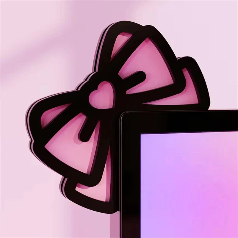 Kawaii الوردي الاكريليك القوس  - مراجعة Desk Setup Gifts وسعره