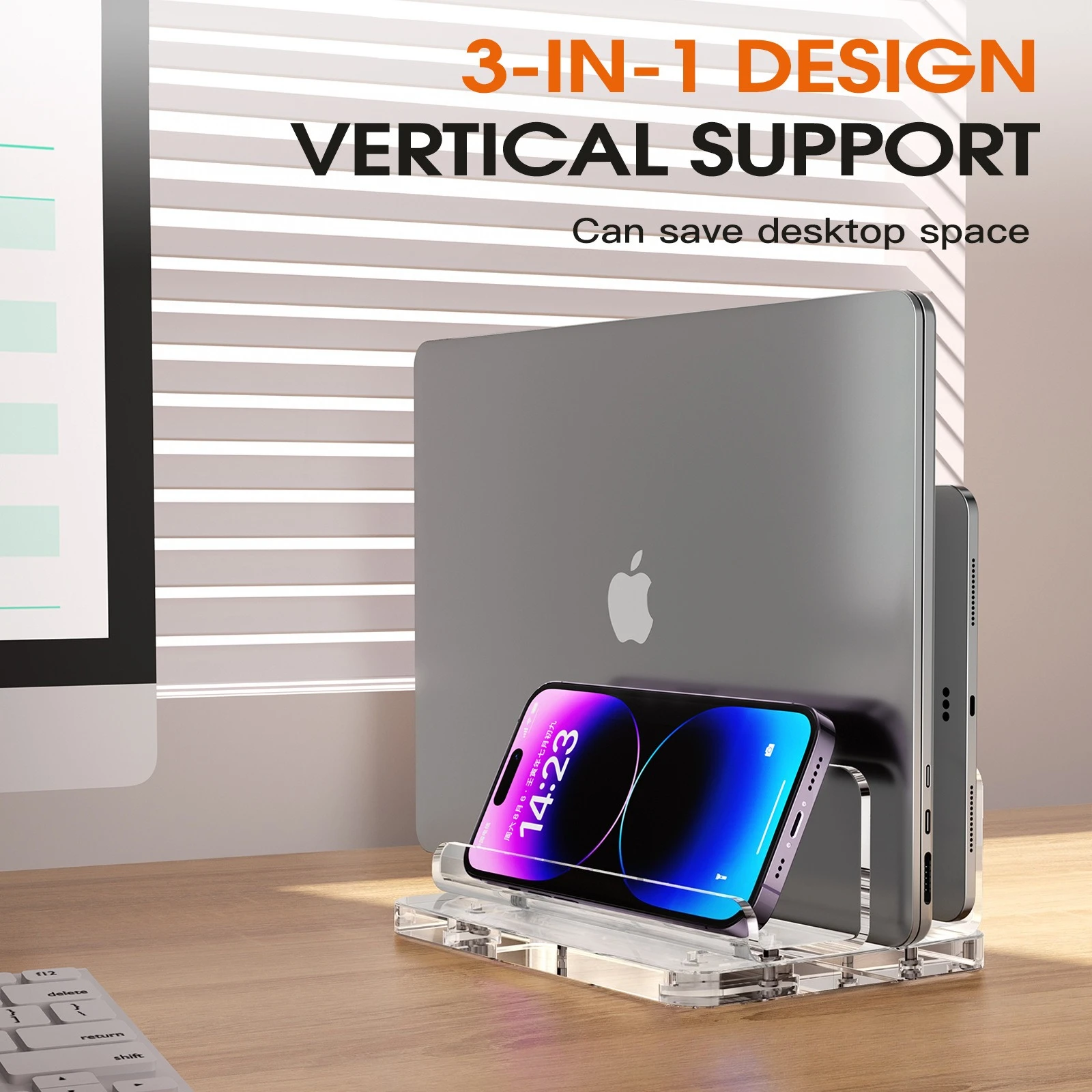 حامل عمودي لجهاز Mac Mini أكري - مراجعة Vertical Laptop Stand وسعره