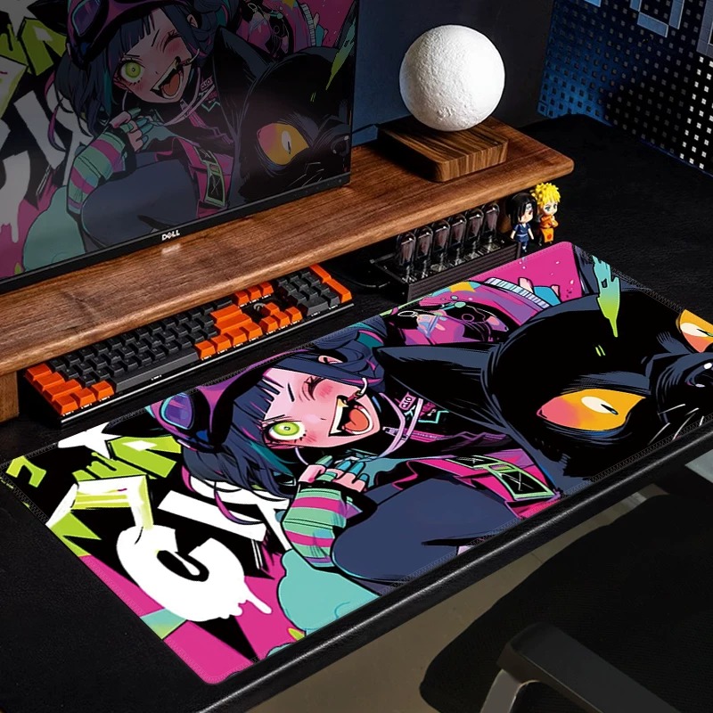 لوحة ماوس للألعاب بتصميم قطة س - مراجعة Desk Setup Black وسعره