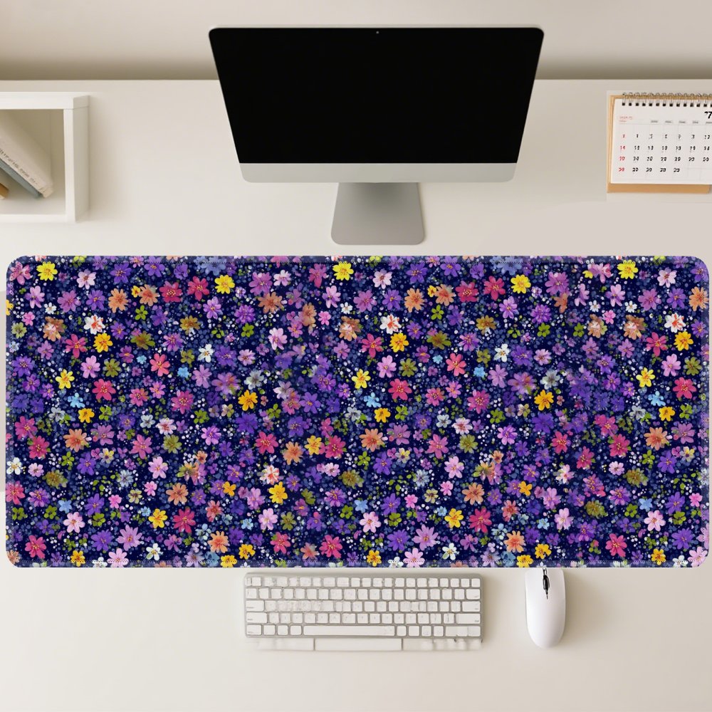 سجادة مكتب كبيرة بنمط زهري، لو - مراجعة Desk Setup In Office وسعره