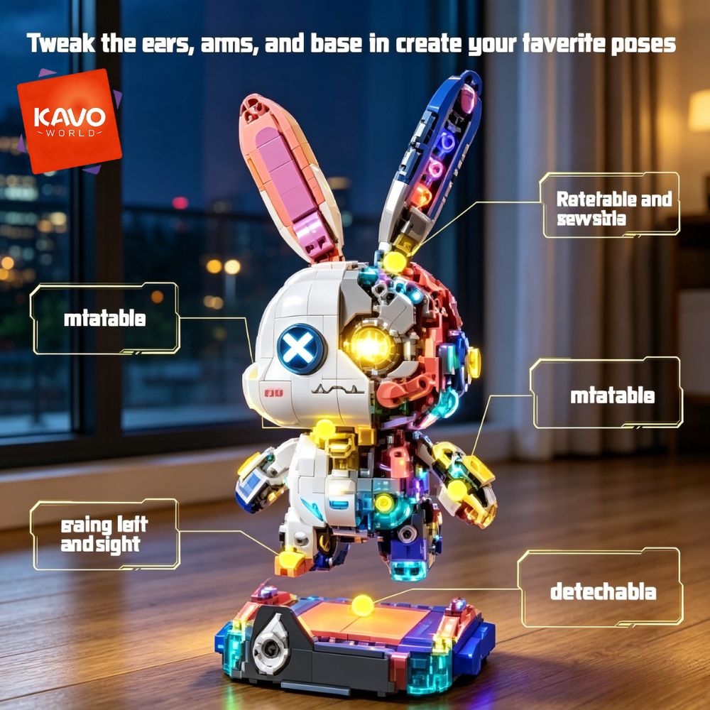 مجموعة مكعبات بناء روبوت الأرن - مراجعة Desk Setup Gifts وسعره