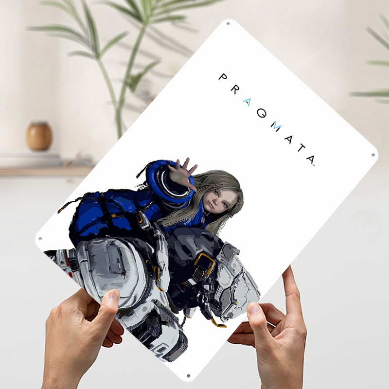 لافتة معدنية مخصصة لشخصية لعبة - مراجعة Desk Setup Poster وسعره