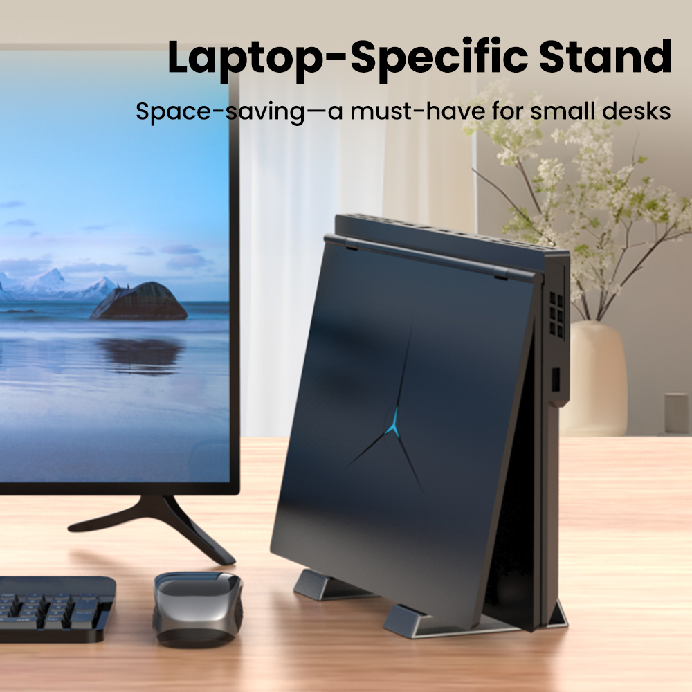 حامل كمبيوتر محمول عمودي للمكت - مراجعة Vertical Laptop Stand وسعره