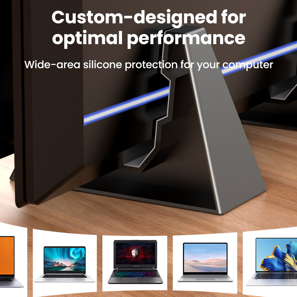حامل كمبيوتر محمول عمودي للمكت - مراجعة Vertical Laptop Stand وسعره